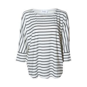 KORYE Women's 3/4 Dolman Sleeve Top Size S In Black/Ivory